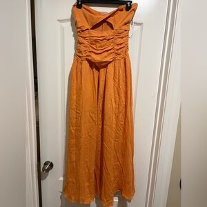 Orange Maxi Dress